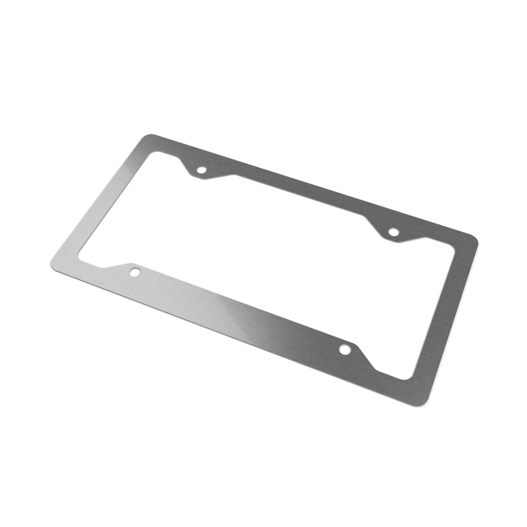 Metal License Plate Frame — Stainless Steel Photo-Edge Car License Plate Trim