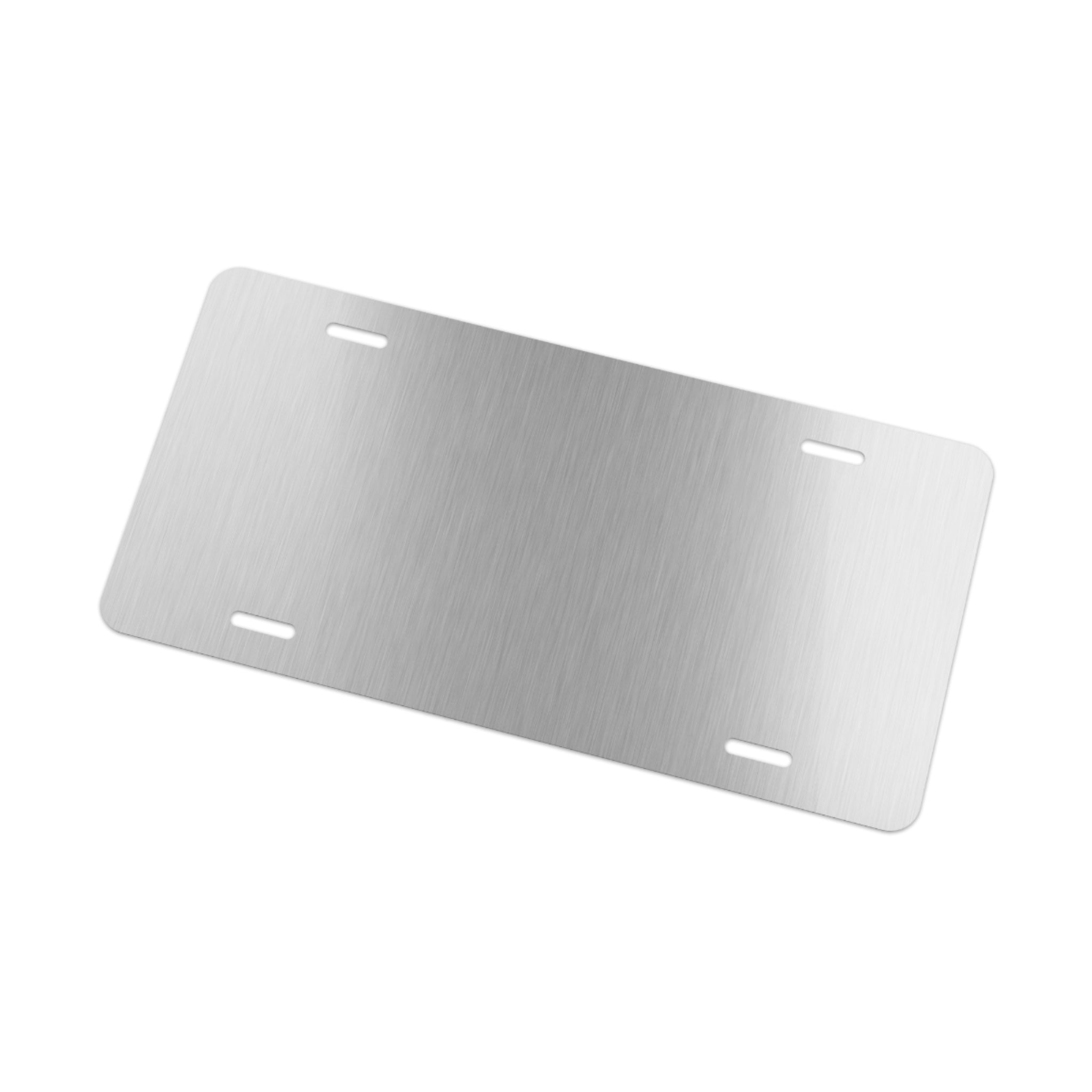 Custom Aluminum Vanity Plate — Repeating 'ANDLY' Logo Design