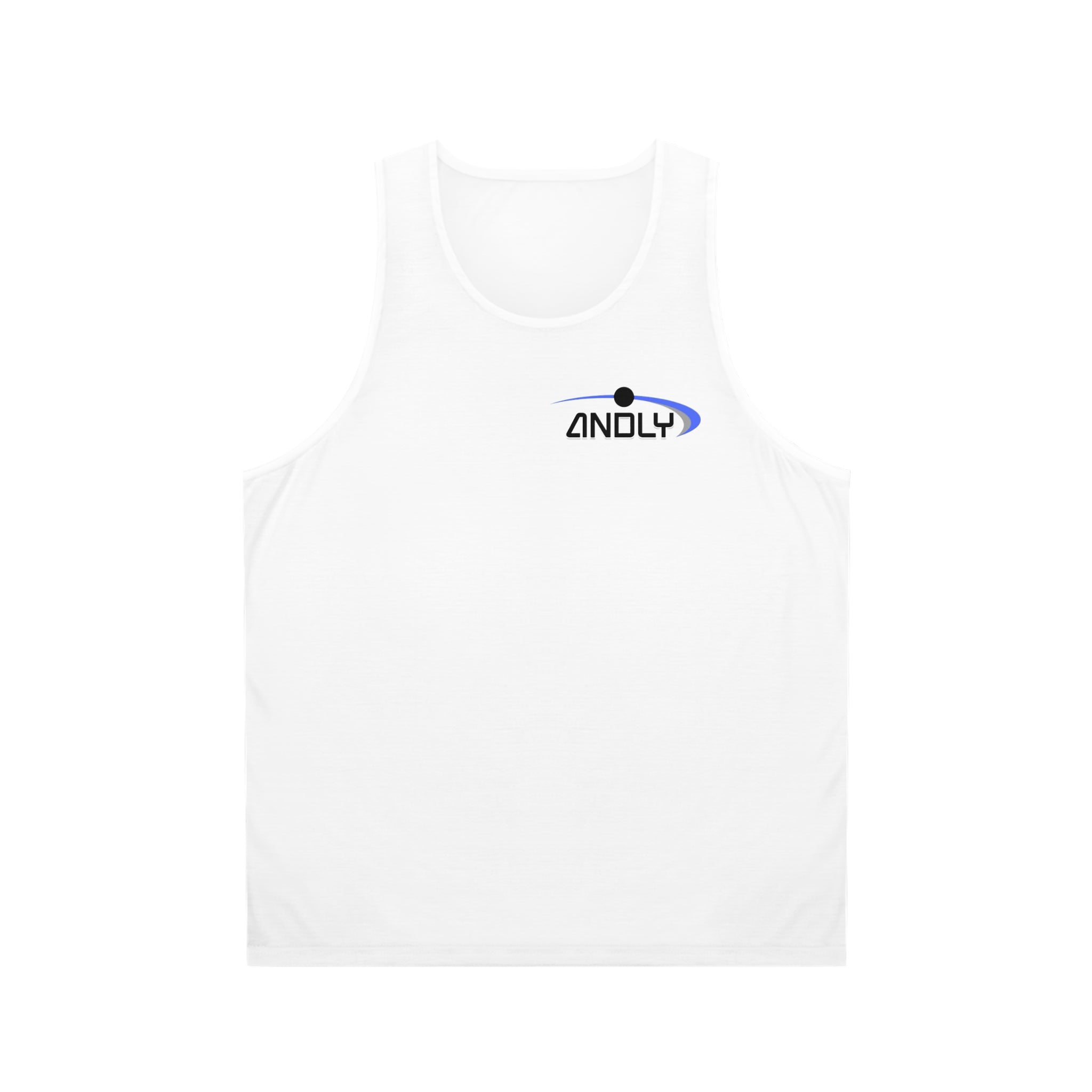 ANDLY Surf Logo Tank Top — Minimal Coastal Summer Shirt