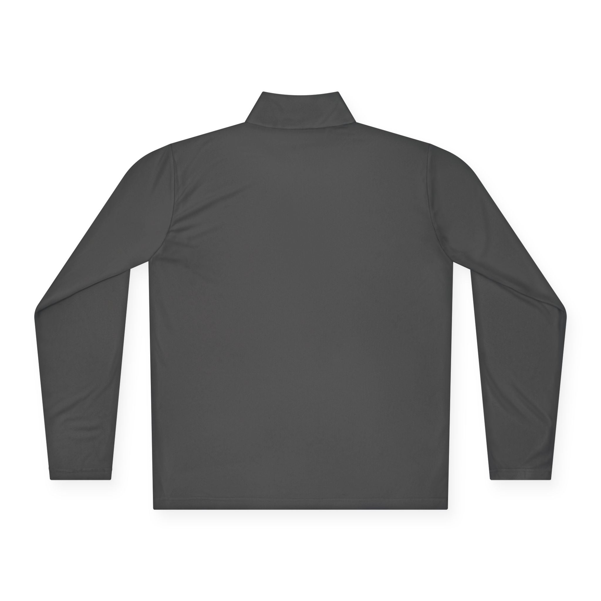 Quarter-Zip Pullover — Minimal 'ANDLY' Logo White Athletic Pullover