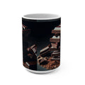 Chocolate Bar Photo Mug — 15oz Ceramic Coffee Cup