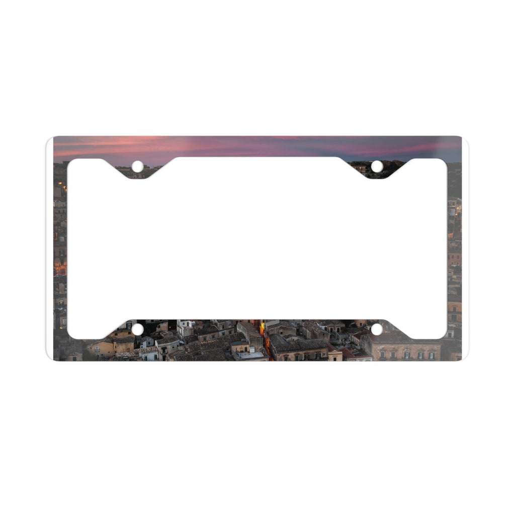 Metal License Plate Frame — Stainless Steel Photo-Edge Car License Plate Trim