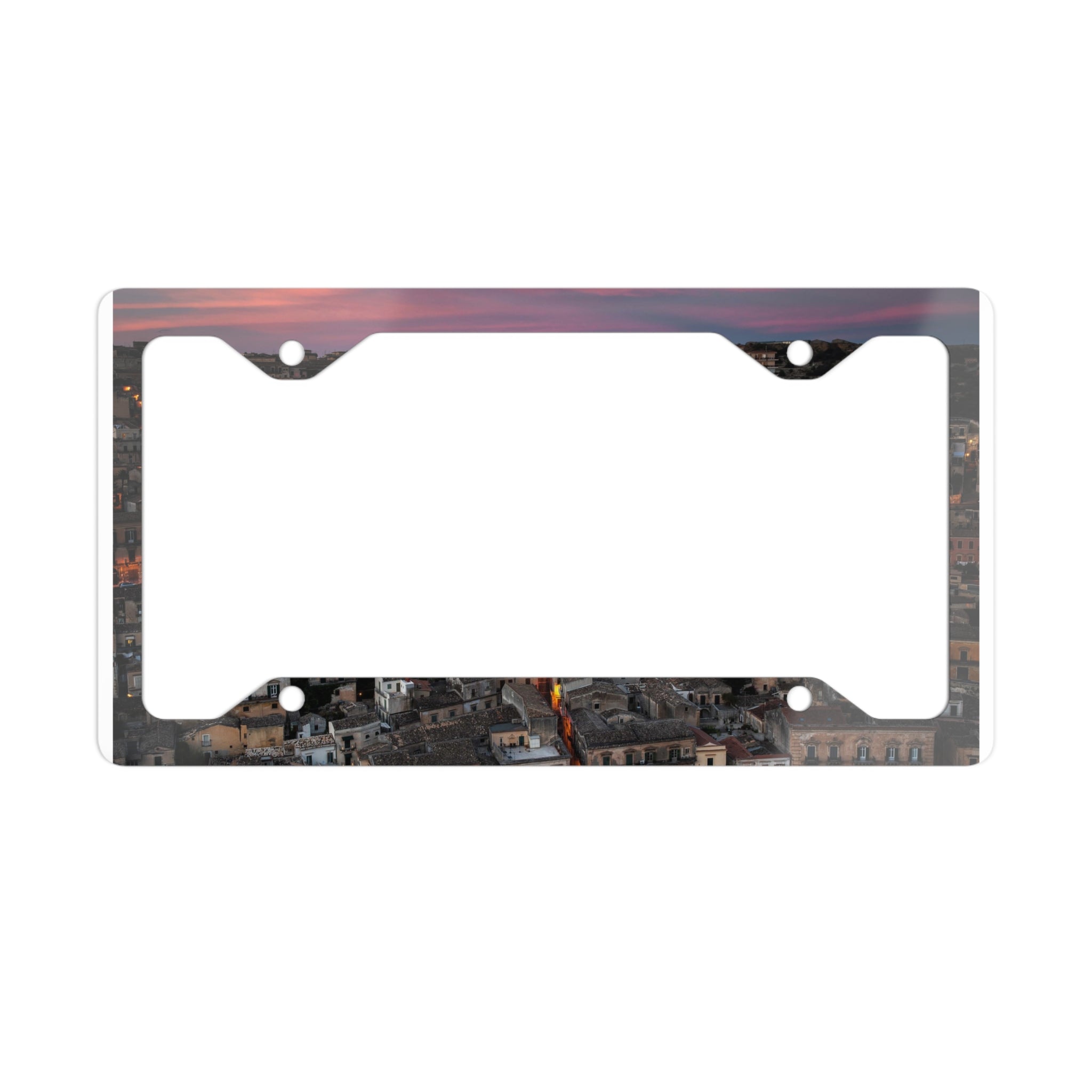 Metal License Plate Frame — Stainless Steel Photo-Edge Car License Plate Trim