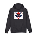 Spider-Man Graphic Hoodie — Red & Blue Comic Pose Pullover