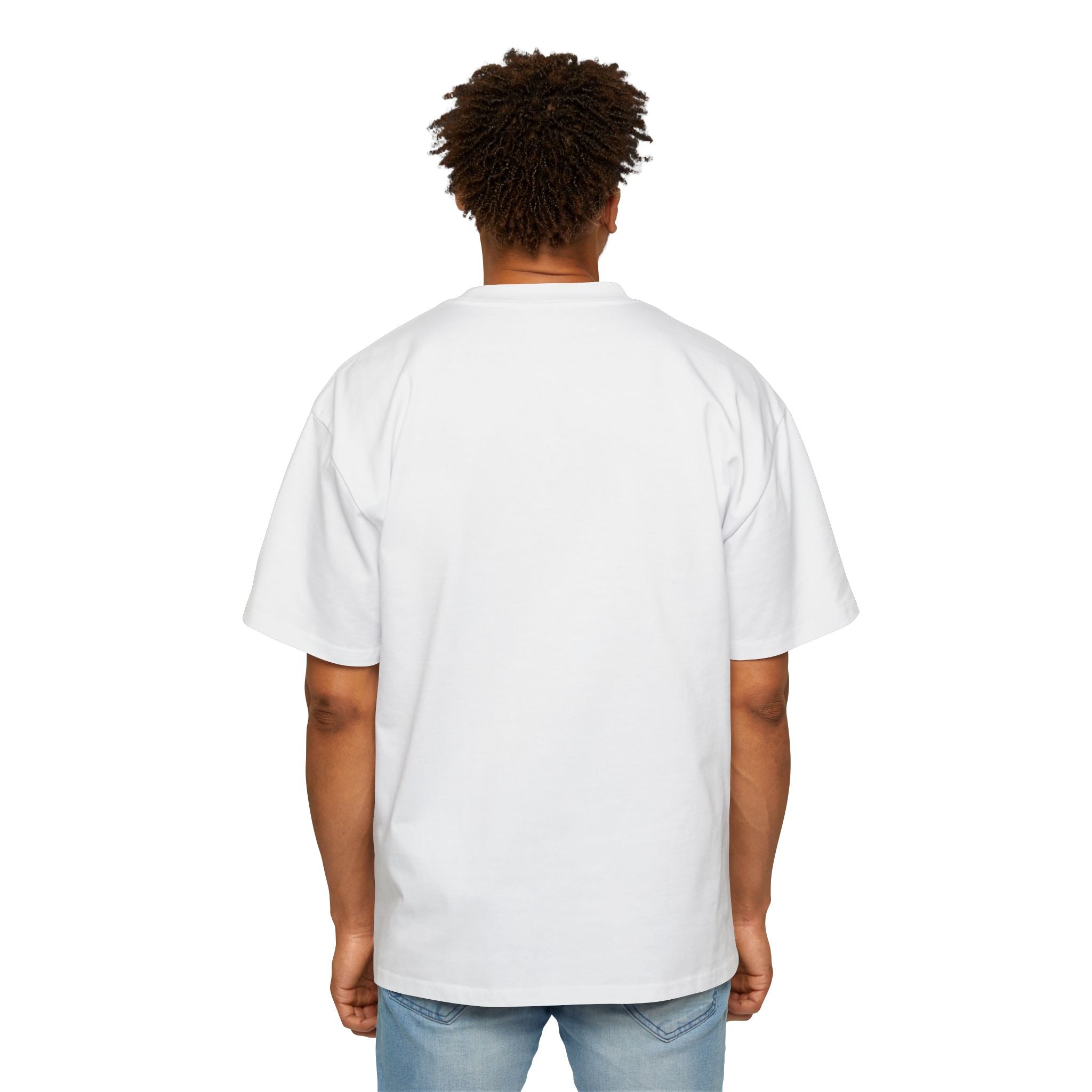 Oversized Tee — Bold Orange X Graphic Shirt