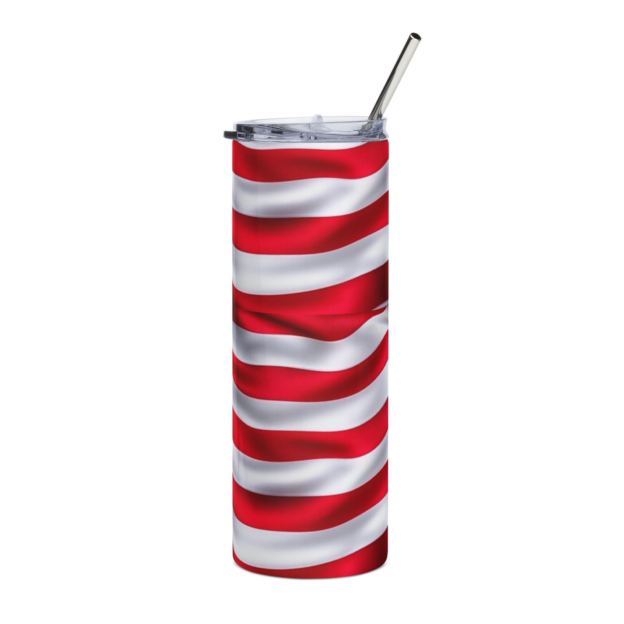20oz American Flag Stainless Steel Tumbler – Patriotic USA Travel Cup