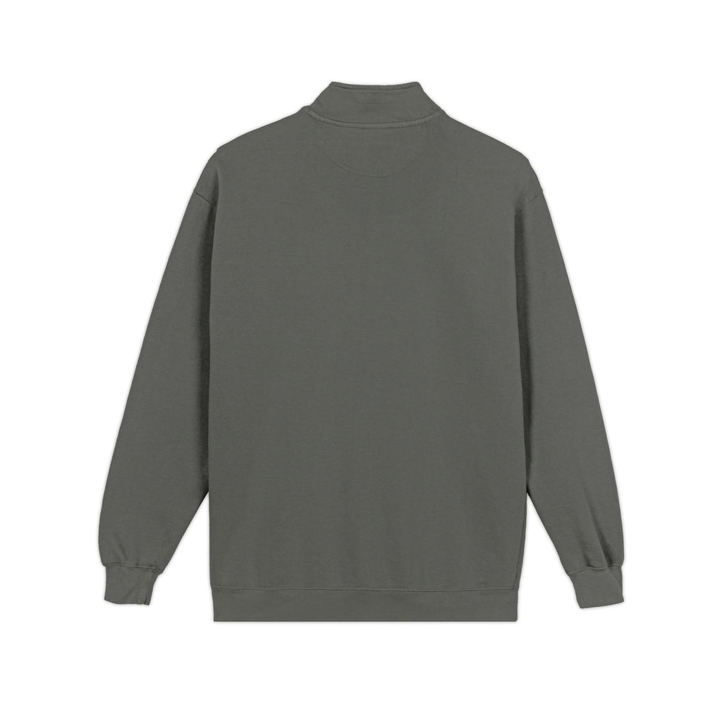 Quarter-Zip Sweatshirt — Minimal 'Andluv' Logo Pullover