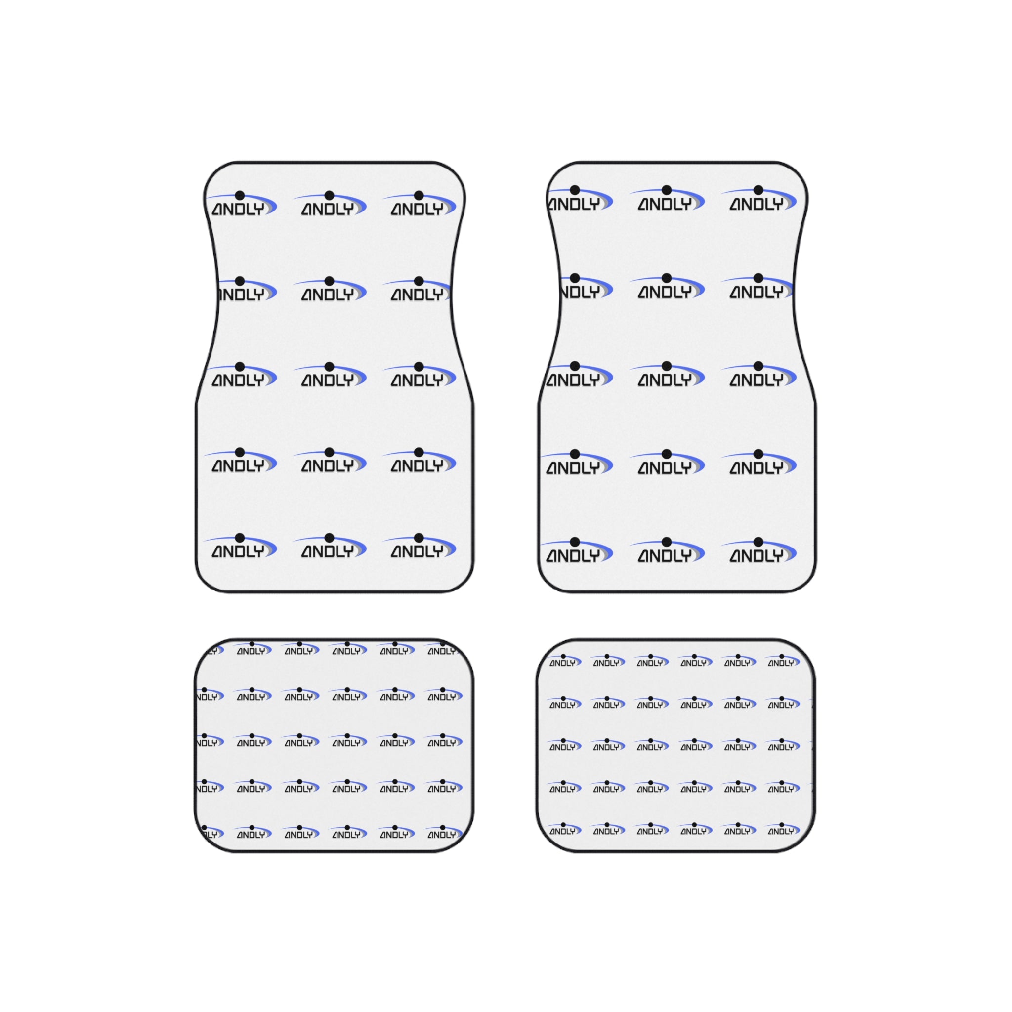 Custom Logo Car Mats (Set of 4) — Personalized All-Weather Floor Mats