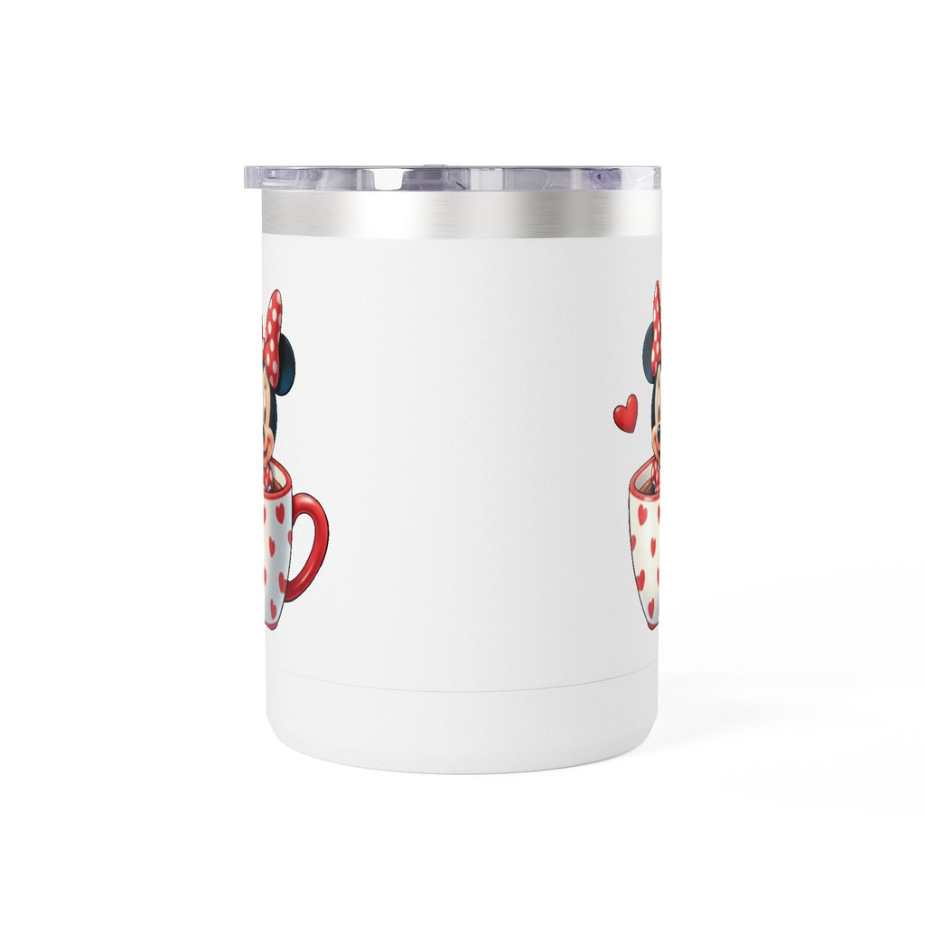 Minnie Mouse in Heart Mug Travel Tumbler - 15oz Insulated Coffee Cup