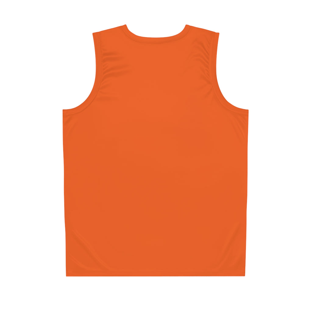 Orange Basketball Jersey with Andly Logo - Team Practice Tank Top