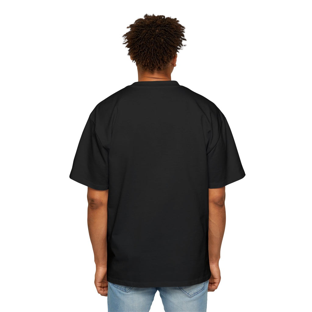 Oversized Tee — Bold Orange X Graphic Shirt