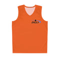 Orange Basketball Jersey with Andly Logo - Team Practice Tank Top