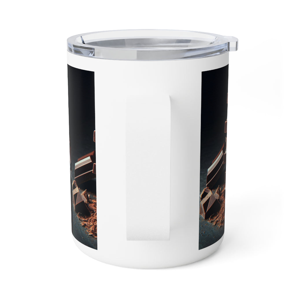 Chocolate Stack 10oz Insulated Coffee Mug — Gourmet Cocoa Design