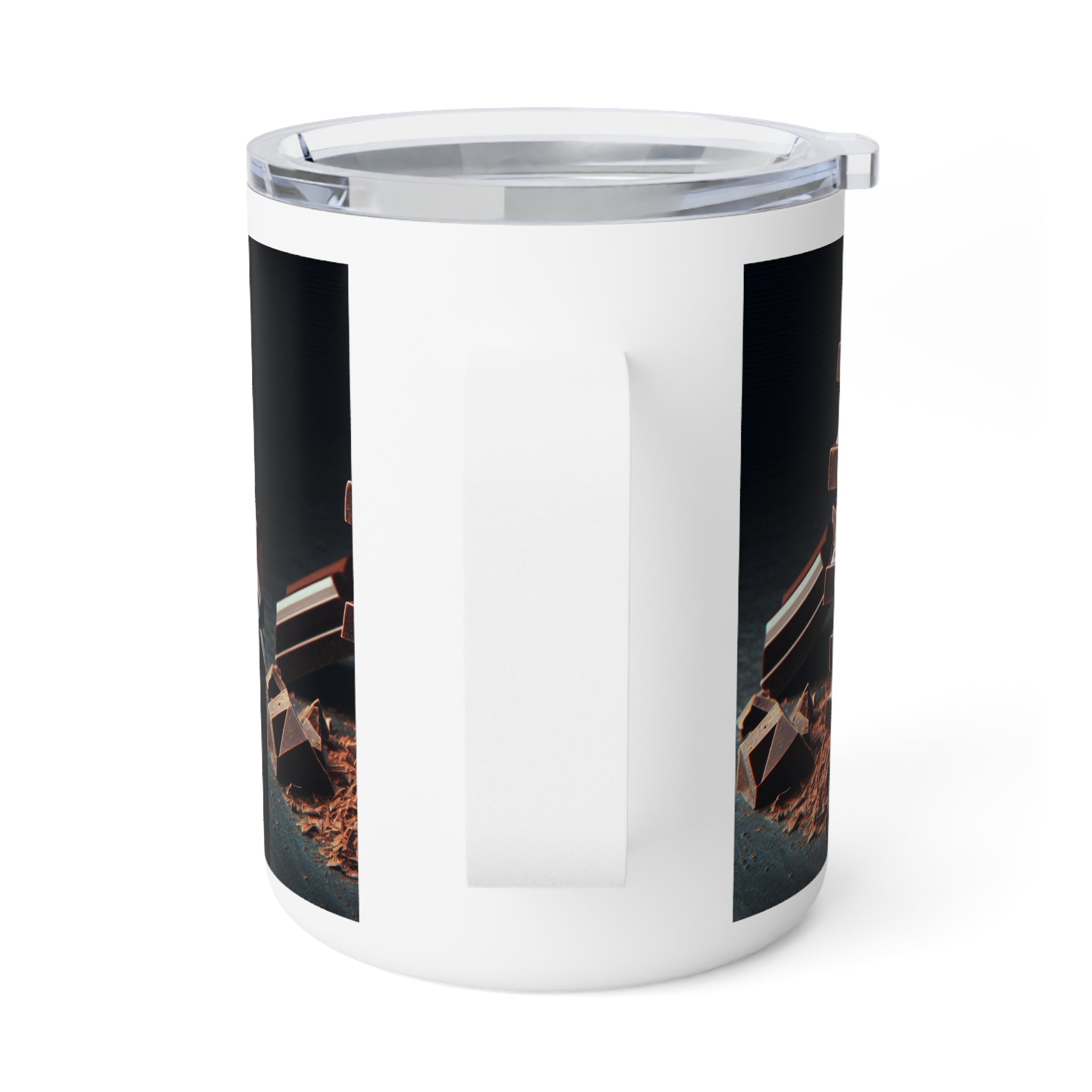 Chocolate Stack 10oz Insulated Coffee Mug — Gourmet Cocoa Design
