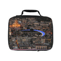 Cityscape Night Lunch Bag — Mediterranean Hilltown Photo Lunchbox