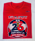 Haiti 26  Fan Performance T-Shirt – Depi Nou La Nou Kapab | ANDLY